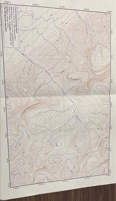 Solved Topic: Geography Please help me draw on this contour | Chegg.com