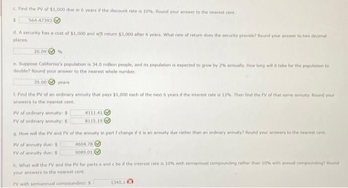 Solved hello I need help on H and I in order to finish this | Chegg.com