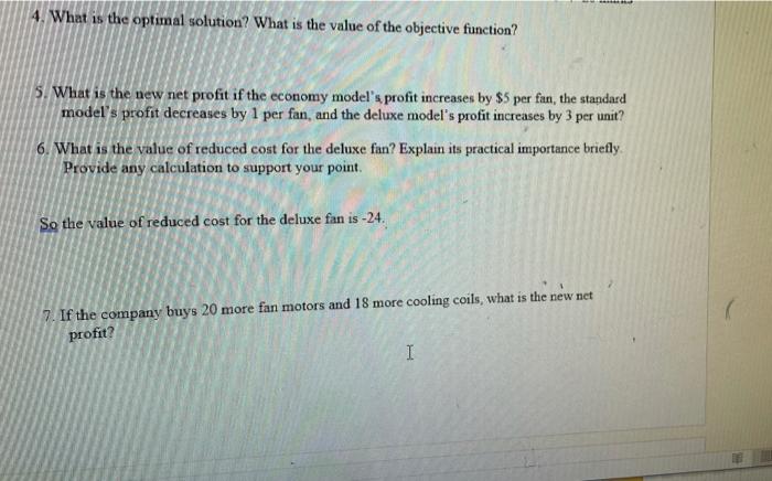 Solved Using excel solver, solve the following LP problem. | Chegg.com