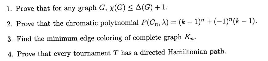 Solved Please solve all four questions. | Chegg.com