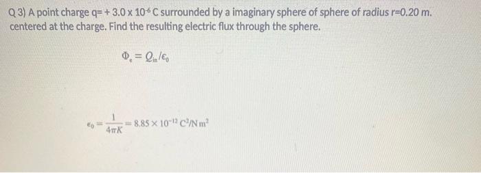 Solved Q2) A point charge -8 nC is located at the origin. | Chegg.com
