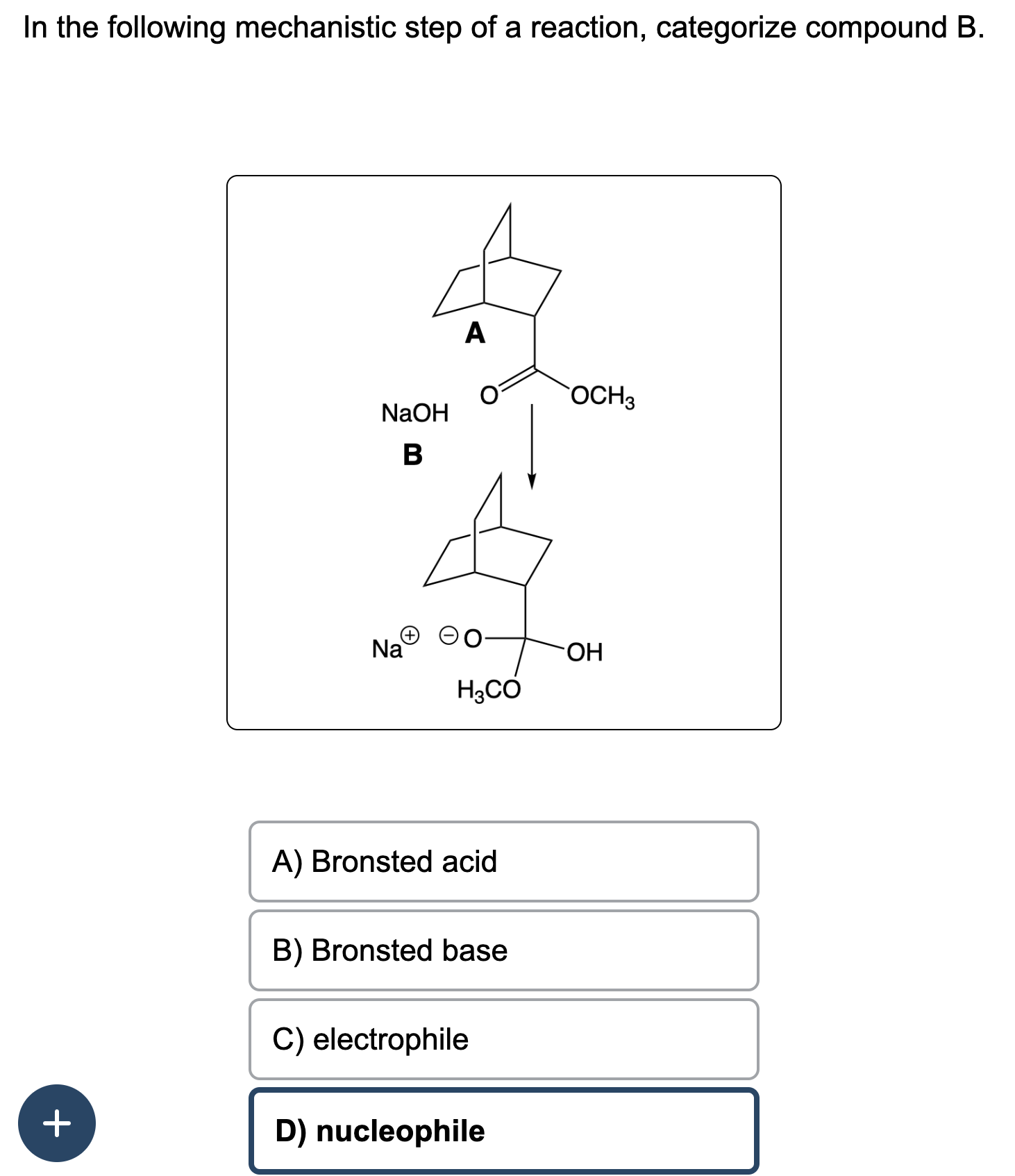 Solved In The Following Mechanistic Step Of A Reaction, | Chegg.com