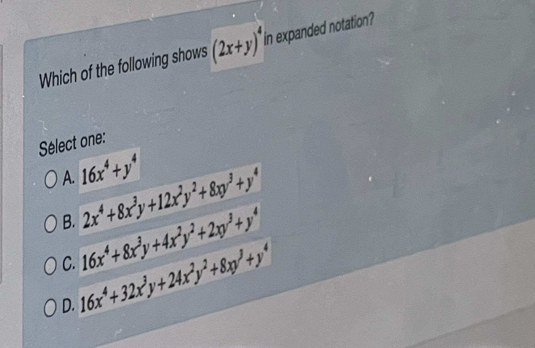 solved-which-of-the-following-shows-2x-y-4-in-expanded-chegg