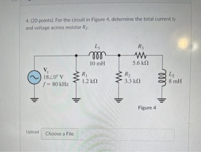 Solved 4.(20 points). For the circuit in Figure 4, determine | Chegg.com