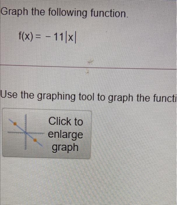 Solved Graph The Following Function. 2 F(x) = 5x 2   1x1 X 