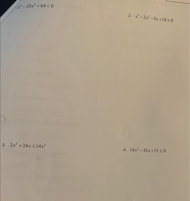 solved-x4-20x2-64