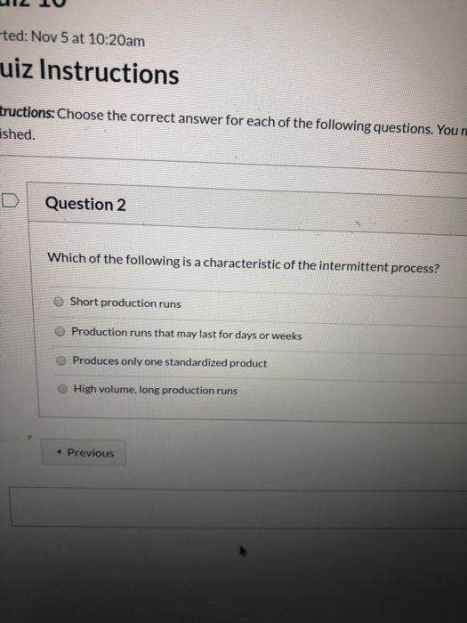 Solved UIZ 1 ted: Nov 5 at 10:20am uiz Instructions | Chegg.com