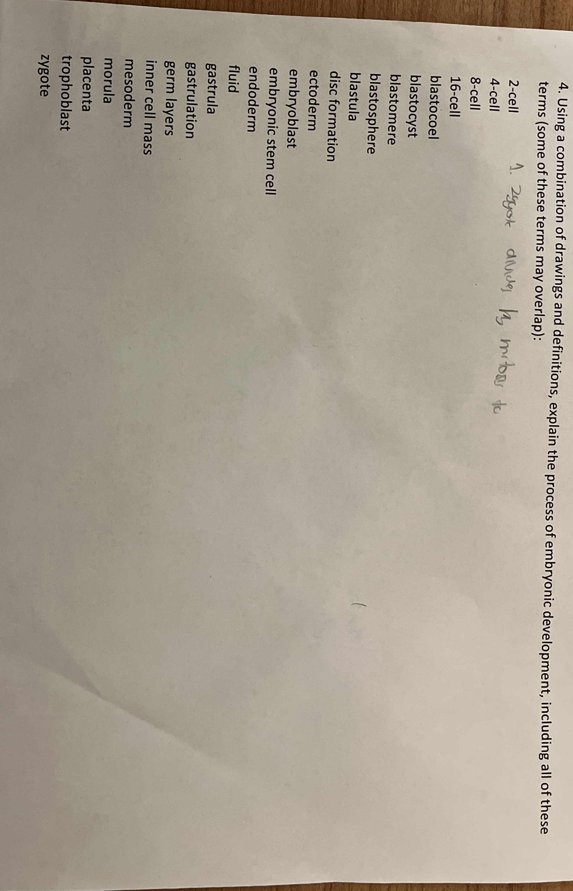 Solved Using a combination of drawings and definitions,