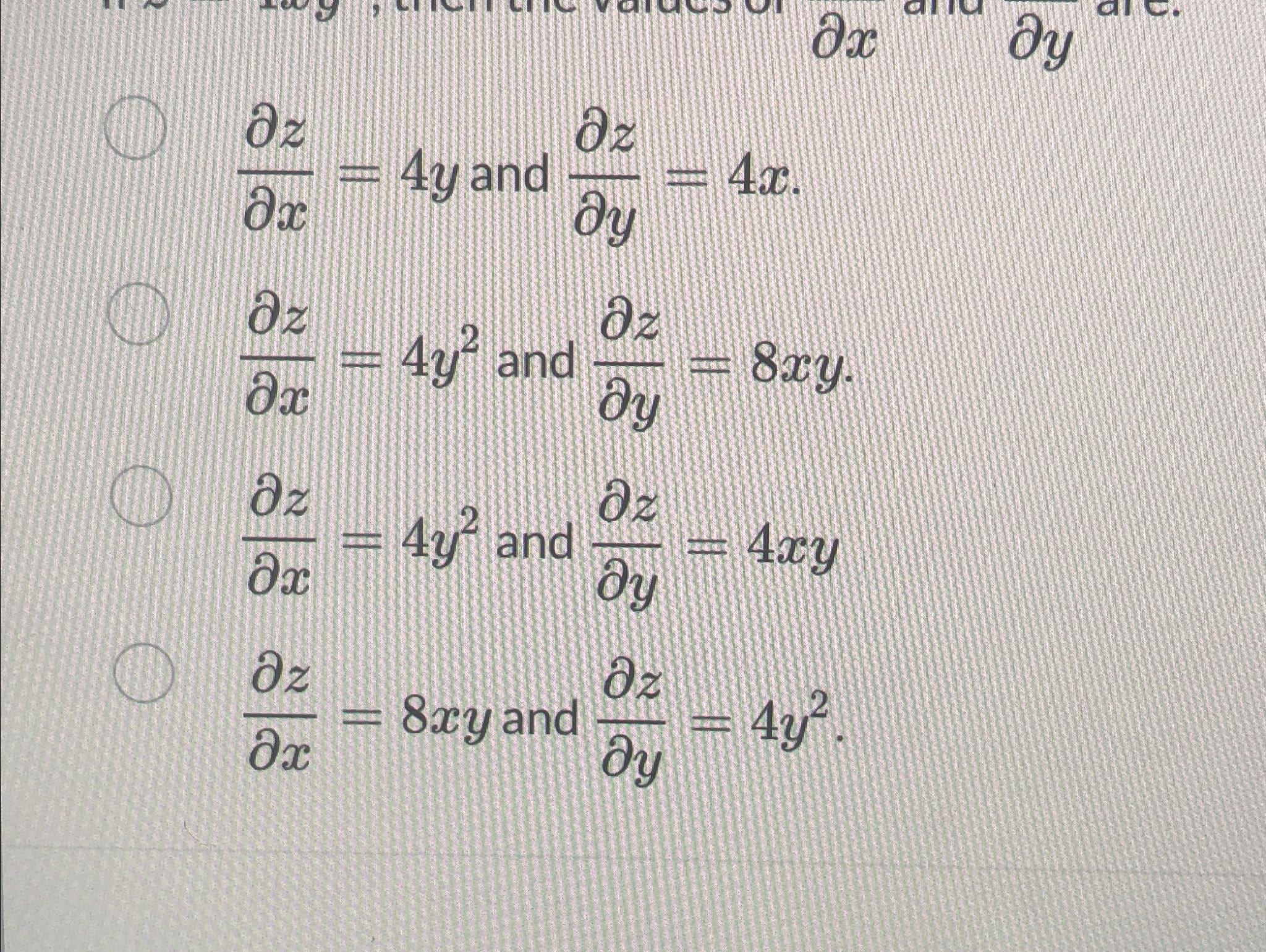 x-z-4y-and-y-z-4x-x-z-4y2-and-y-z-8xy-x-z-4y2-chegg