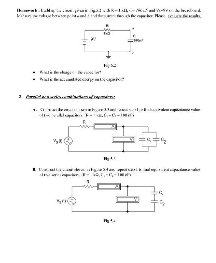 Solved 3. Differentiator and Integrator Circuits with | Chegg.com