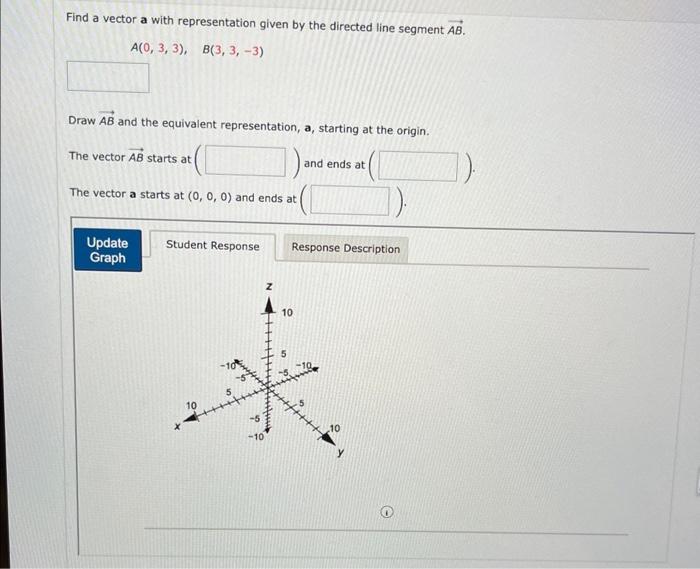 Solved Find a vector a with representation given by the | Chegg.com