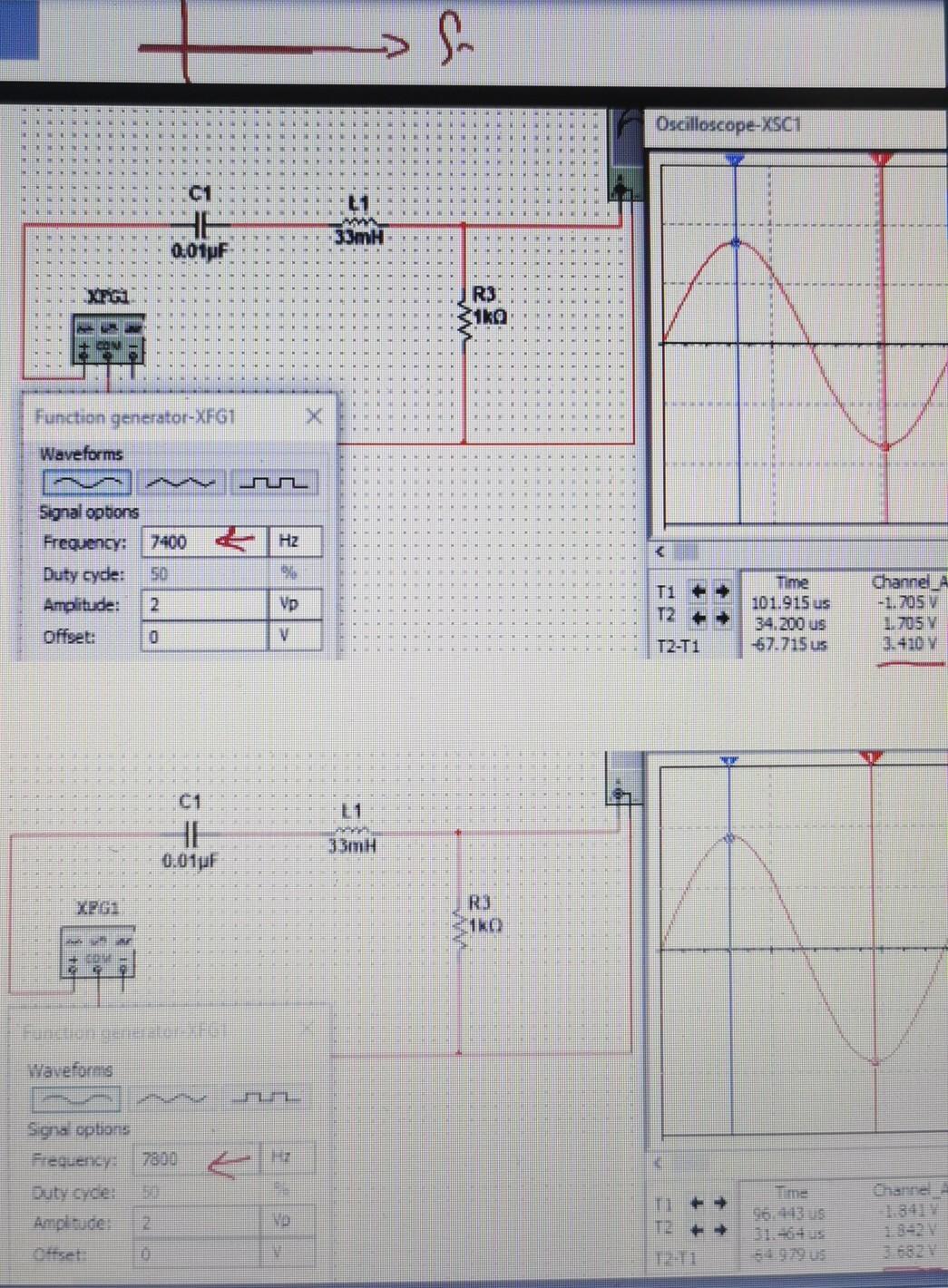 Series RLC Resonance Circuit - Series RLC Circuit | Chegg.com