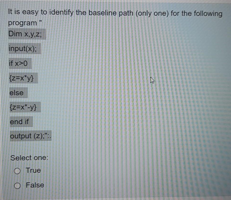 Solved It is easy to identify the baseline path (only one) | Chegg.com