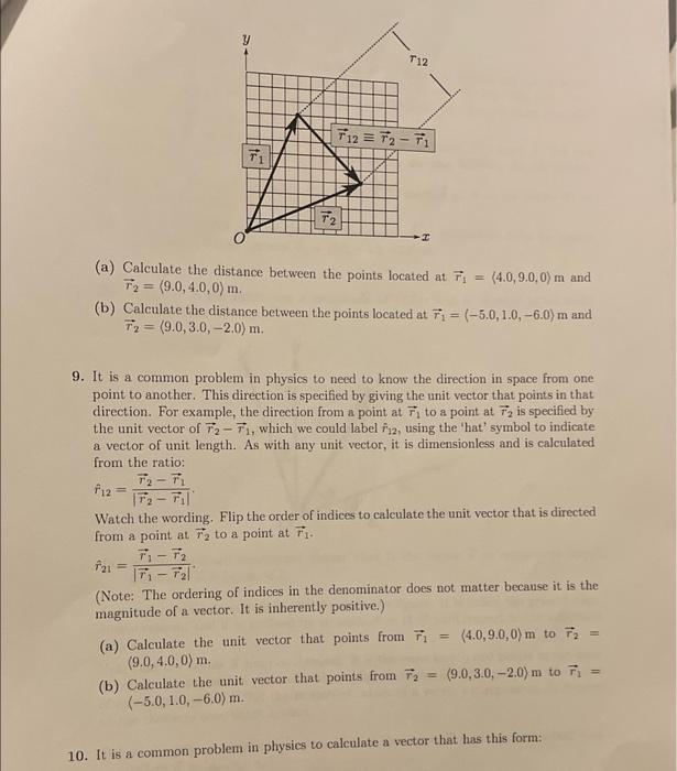 Solved 7. The Following Two Vectors Are Givens: | Chegg.com