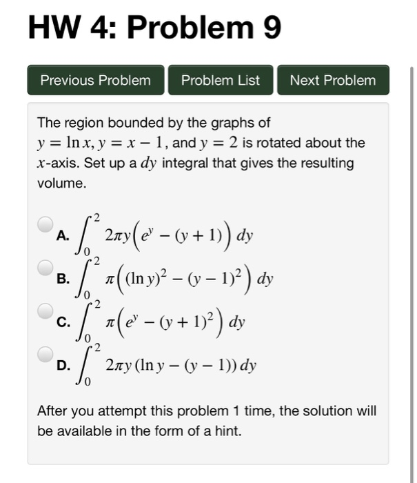 Solved HW 4: Problem 8 Previous Problem Problem List Next | Chegg.com