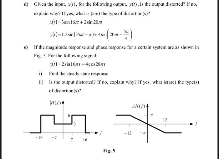 Solved Problem 6 (12 Points) a) Find Fourier transform of | Chegg.com