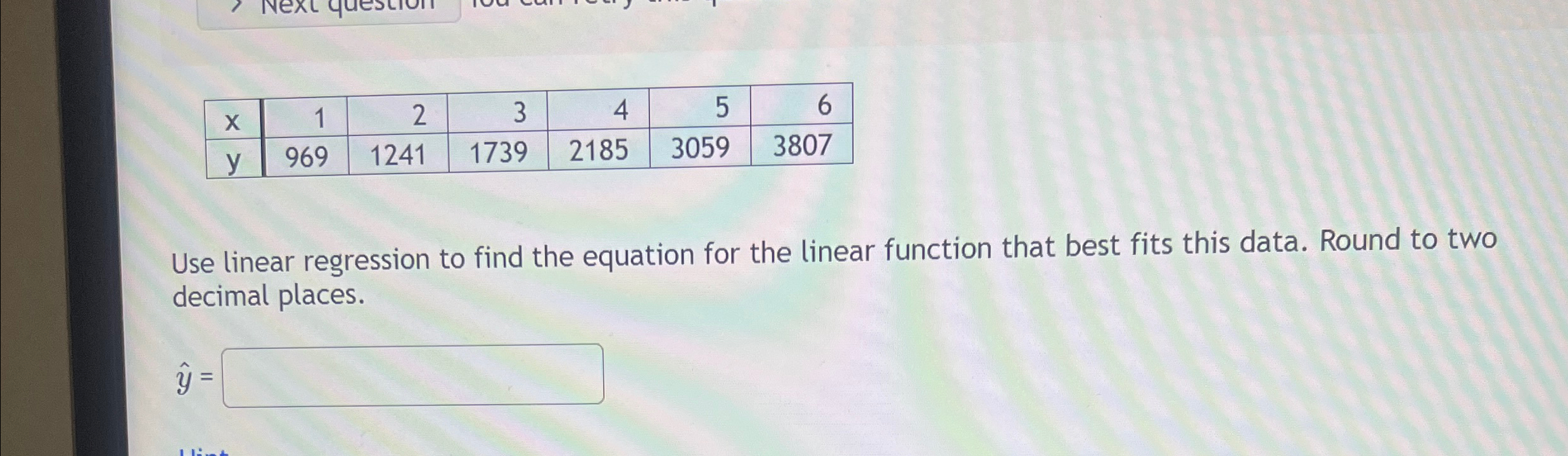Solved Question | Chegg.com