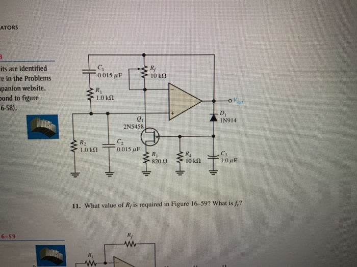 Solved Ators C 0.015 F R 10 ΚΩ 3 Its Are Identified Re In 