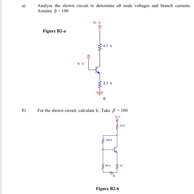 Solved Analyze the shown circuit to determine all node | Chegg.com