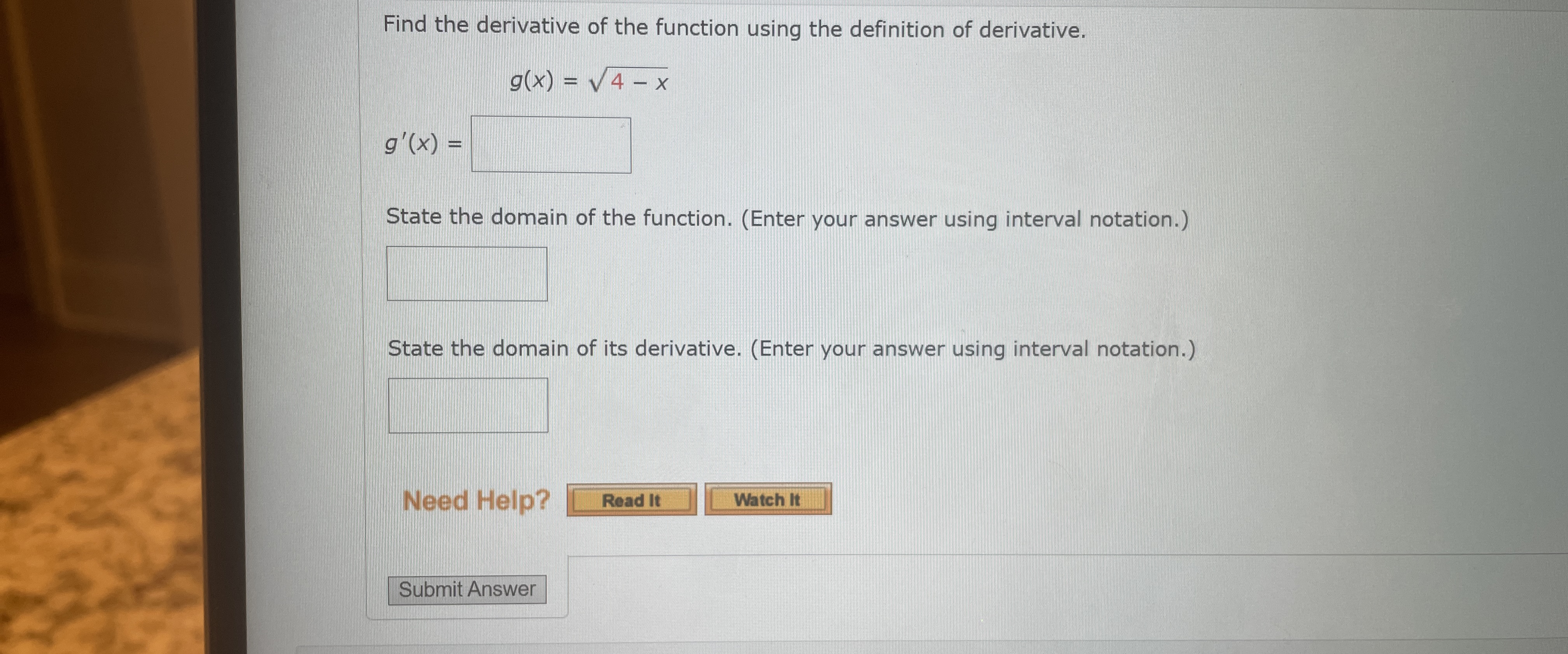 Solved Find the derivative of the function using the | Chegg.com