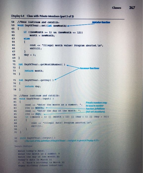 Solved Use the program in chapter 6 which is Display 6.4. | Chegg.com