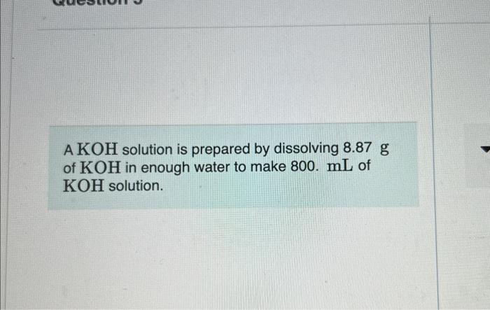 Solved What is the [H3O+]of the KOH solution? Express your | Chegg.com