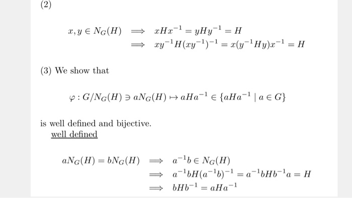 Solved Problem 17 6 Let H Be A Proper Subgroup Of A Chegg Com