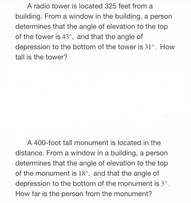 solved-a-radio-tower-is-located-325-feet-from-a-building-chegg