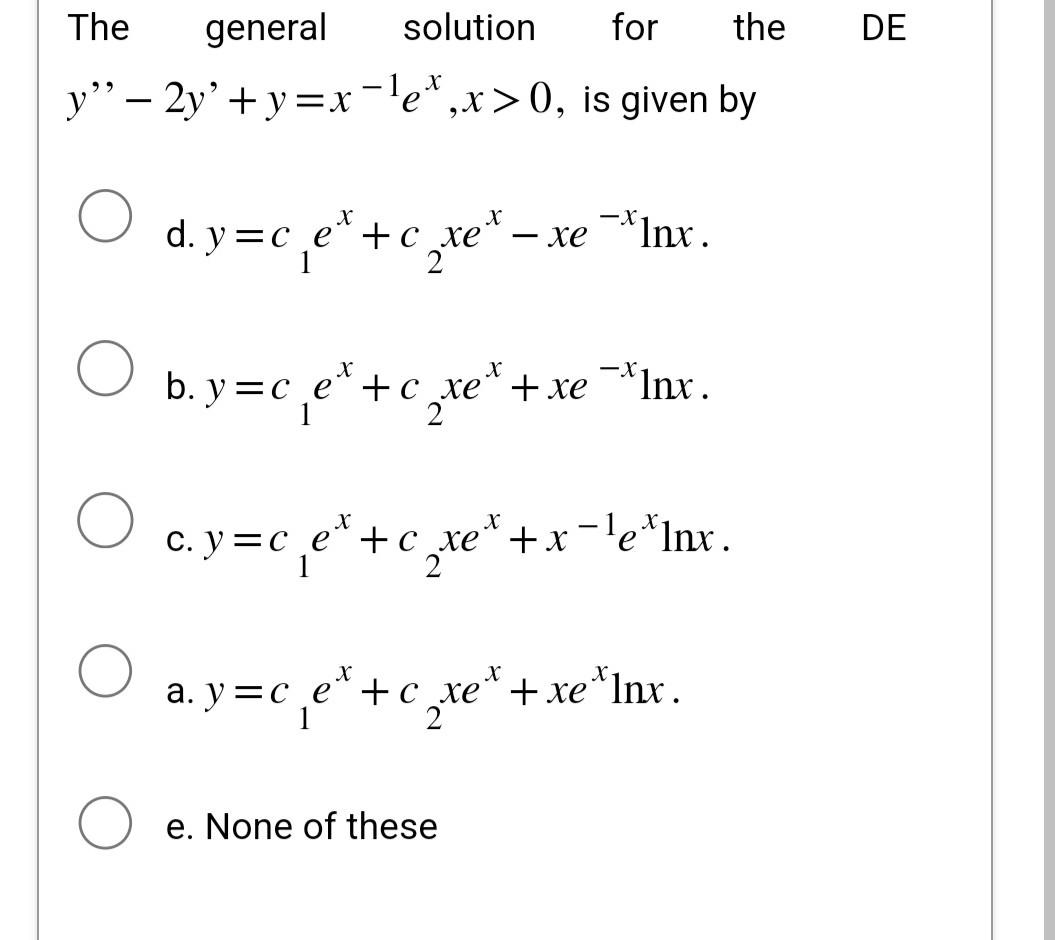 solved-y-2y-y-x-1ex-x-0-is-given-b-d-chegg