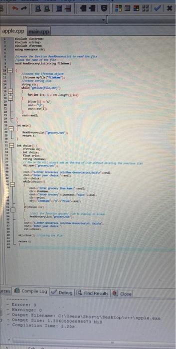Solved CAN YOU PLEASE HELP ME FIGURE OUT WHY MY CODE IS NOT | Chegg.com