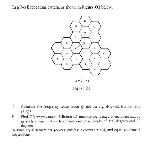 Solved In A 7-cell Repeating Pattern, As Shown In Figure Q1 | Chegg.com