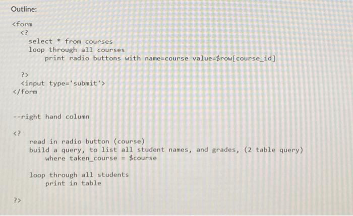Solved Overview: Write a program to allow the user to select | Chegg.com