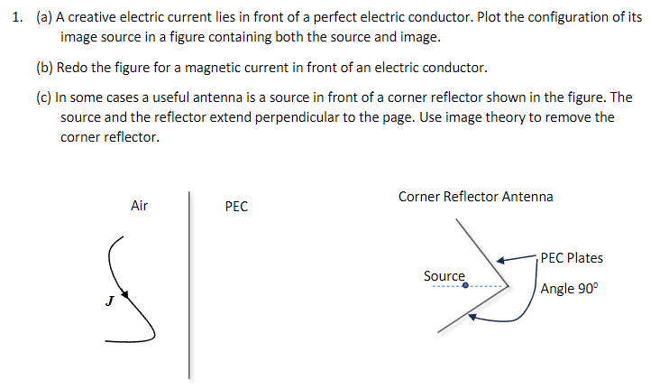 Solved (a) ﻿A creative electric current lies in front of a | Chegg.com