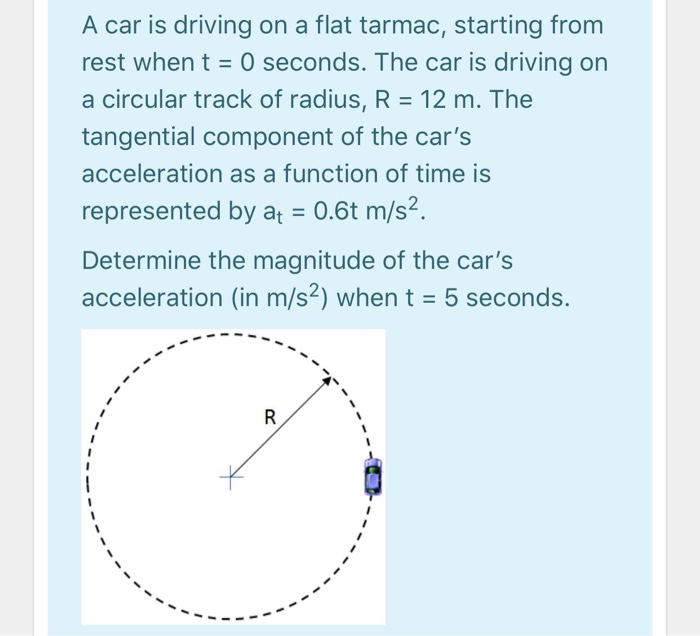 Solved A truck is travelling on a circular track having a | Chegg.com