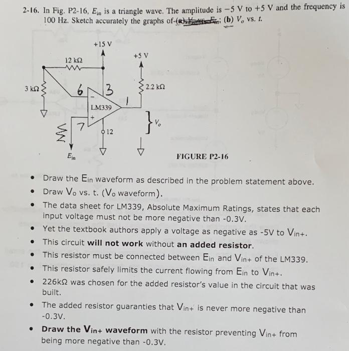 5-1. Part (a). Diff-amp circuit below. Calculate R4 | Chegg.com