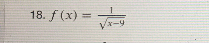 Solved For The Following Exercises, Find The Domain, Range, | Chegg.com