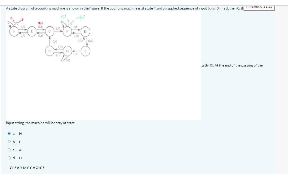 Solved A state diagram of a counting machine is shown in the | Chegg.com