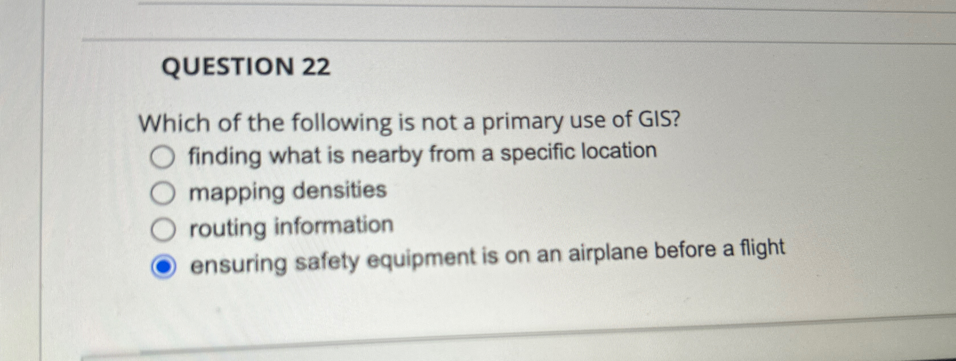 Solved QUESTION 22Which of the following is not a primary | Chegg.com