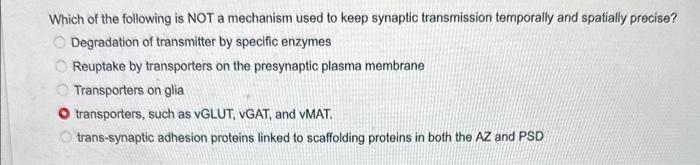 Solved Which of the following is NOT a mechanism used to | Chegg.com
