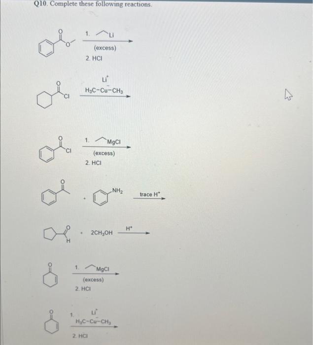 organic chemistry chapter 10 homework answers