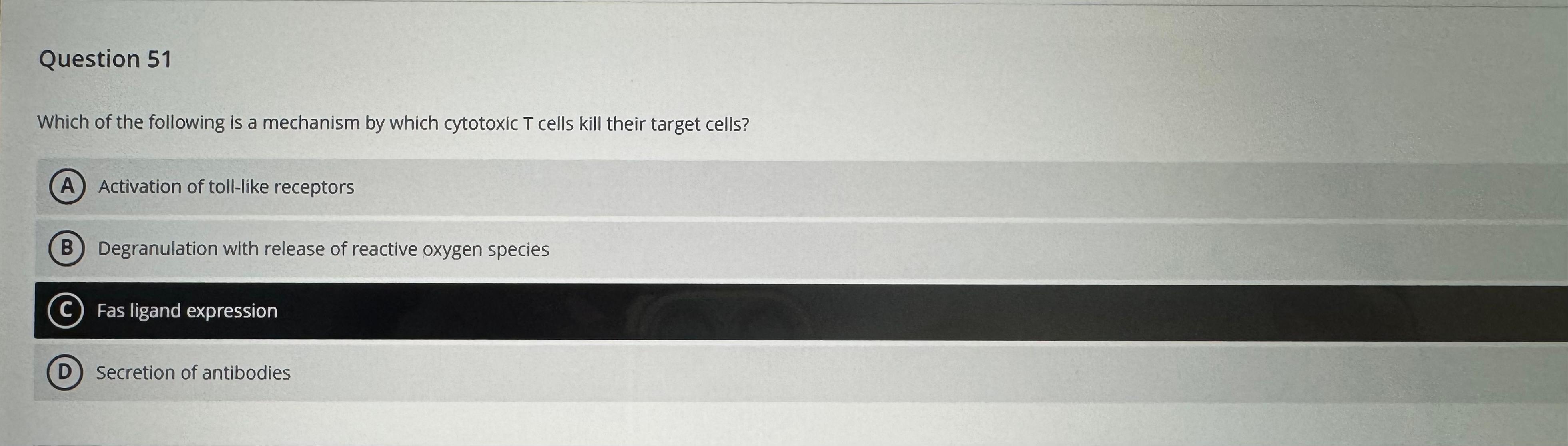 activated cytotoxic t cells kill by which mechanism