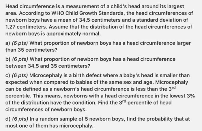 Why is the measurement of my baby's head circumference important