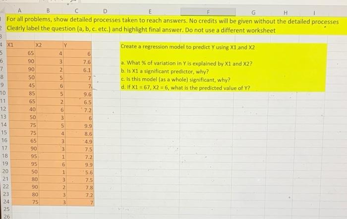 Solved A B D H For All Problems, Show Detailed Processes | Chegg.com