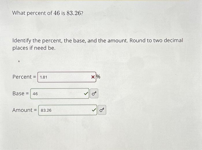 solved-what-percent-of-46-is-83-26-identify-the-percent-chegg