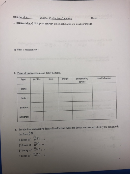 Nuclear homework packet answer key image