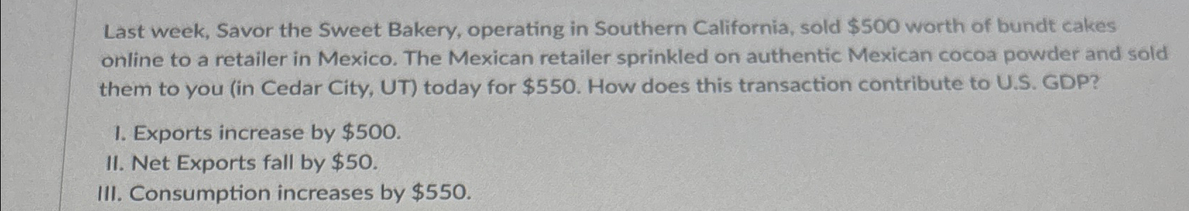 Solved Last week, Savor the Sweet Bakery, operating in | Chegg.com