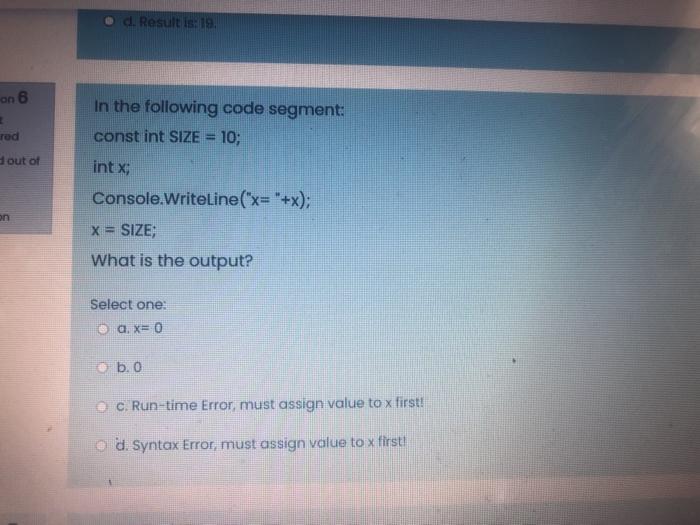 Solved Consider the program below: public class Test { | Chegg.com