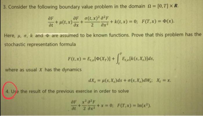 Solved 3 Consider The Following Boundary Value Problem I Chegg Com