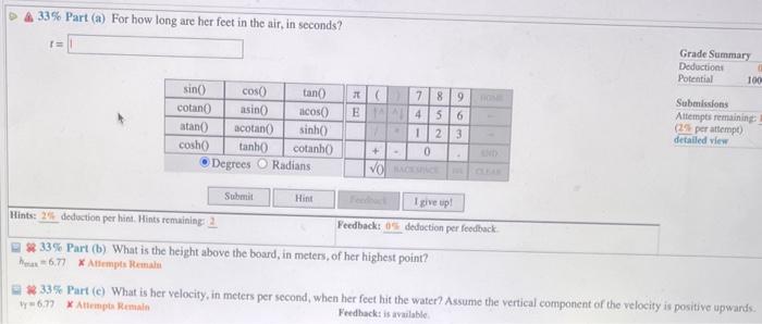 Solved (10\%) Problem 2: A Swimmer Bounces Almost Straight | Chegg.com