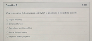 Solved Question 91 ﻿ptsWhat issues arise if decisions are | Chegg.com